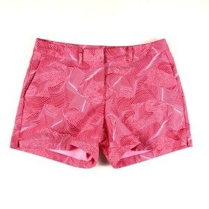 NIKE Women’s Flex Dri-Fit Golf Printed Shorts Pink Sz 6